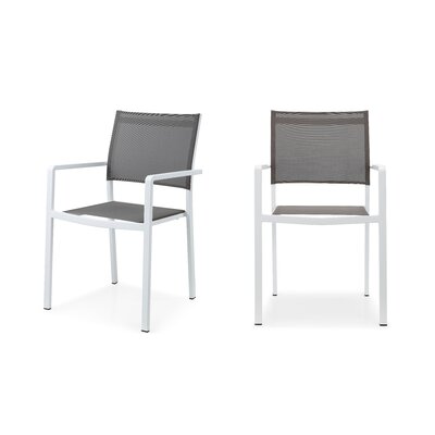 The GRDN Patio Dining Chair -  Meelano, 63-GRY-WHI