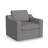 Lockheart 32" Accent Chair Slope Arm Gray-126756036