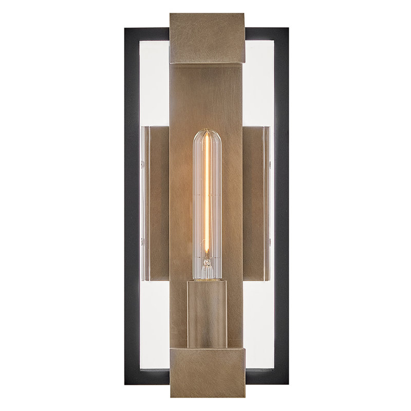 Hinkley Bergen Small Wall Mount Lantern, 15" H x 6.5" W x 6" D