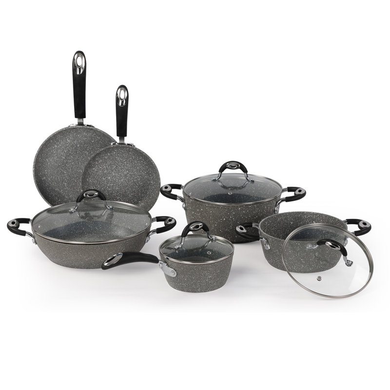 Grimaldi Granite 6 Pieces Cookware Set