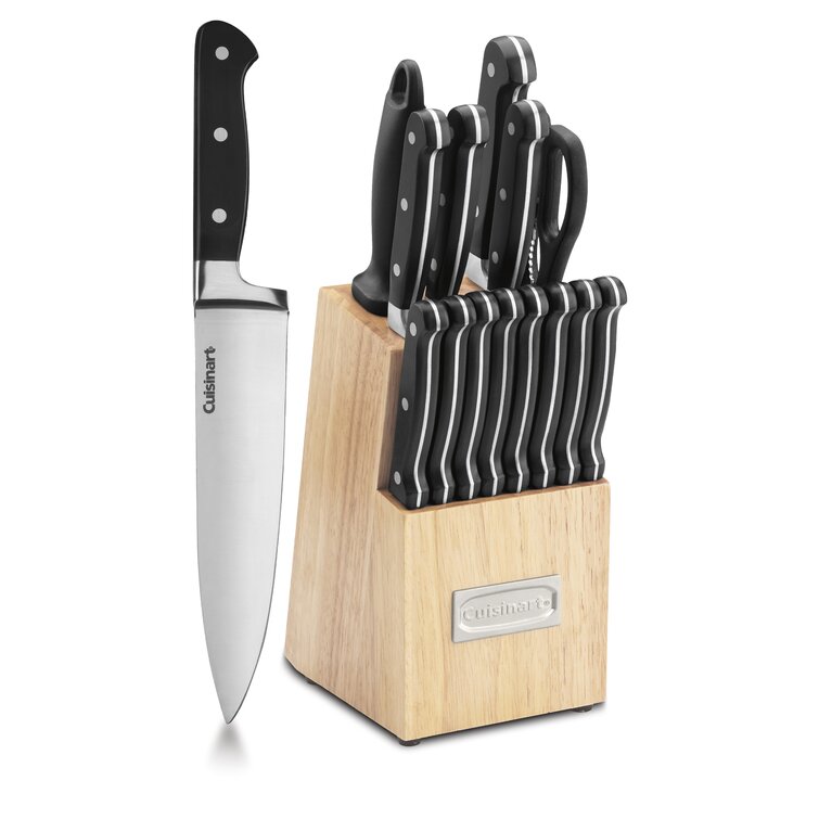Cuisinart Classic Forged Triple Rivet 15-Piece Cutlery Set with