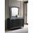 Lorient 8-Drawer LED Dresser With Mirror Black