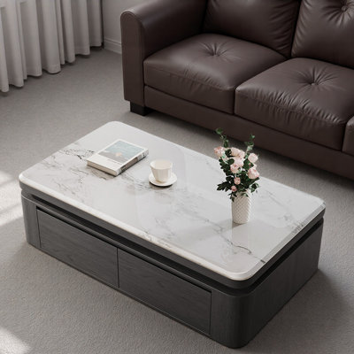 Table basse moderne en pierre micro-cristalline