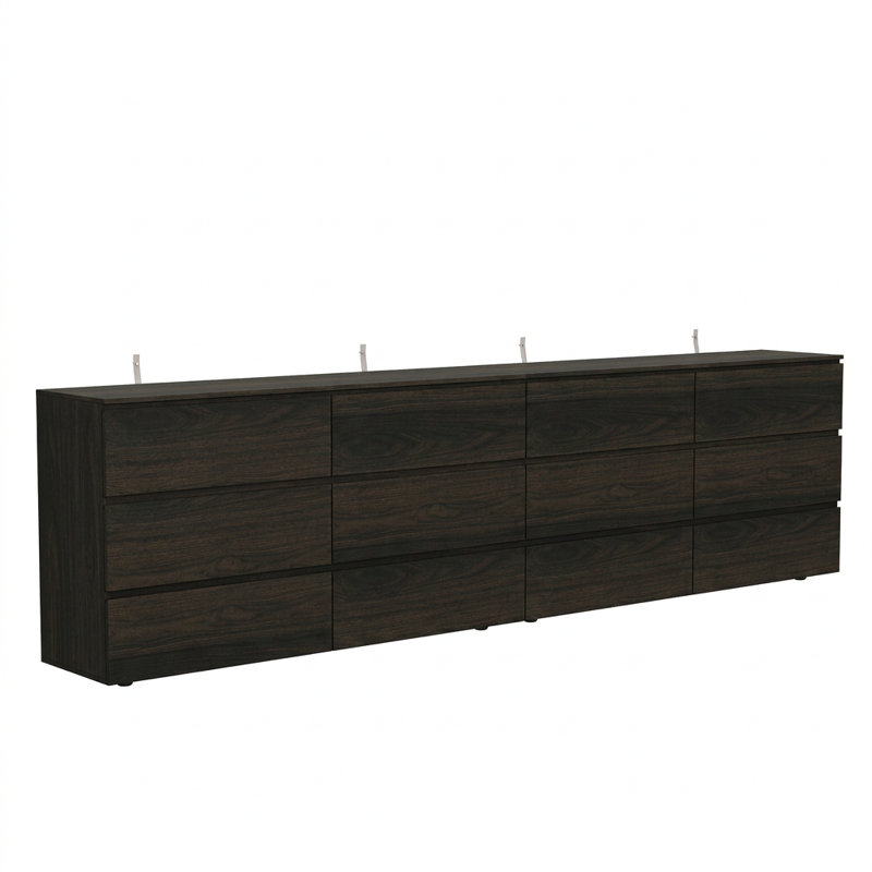 Commode 12 tiroirs, Deep Brown