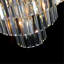 Lustre en cristal à 3 niveaux Alijah avec hauteur de suspension réglable (ampoule non incluse)