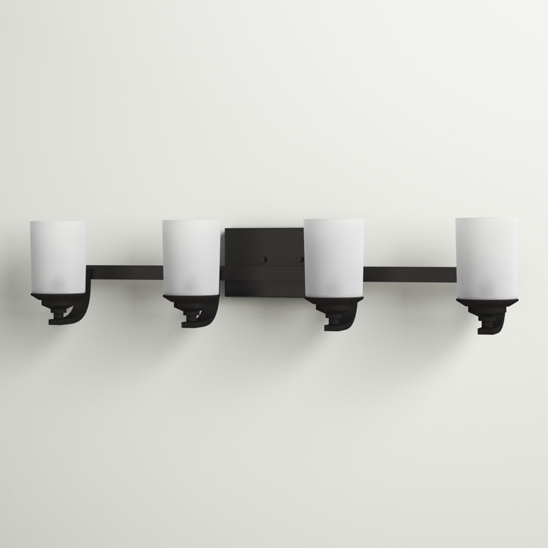 Applique murale / salle de bain à quatre lumières Kemal de Génération Éclairage , Non, Non, Nuit noire