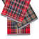 Tartan Check Assorted Woven Dish Towels Set Of 3