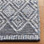 Tapis gris en laine tissé à la main Jacques-545988390