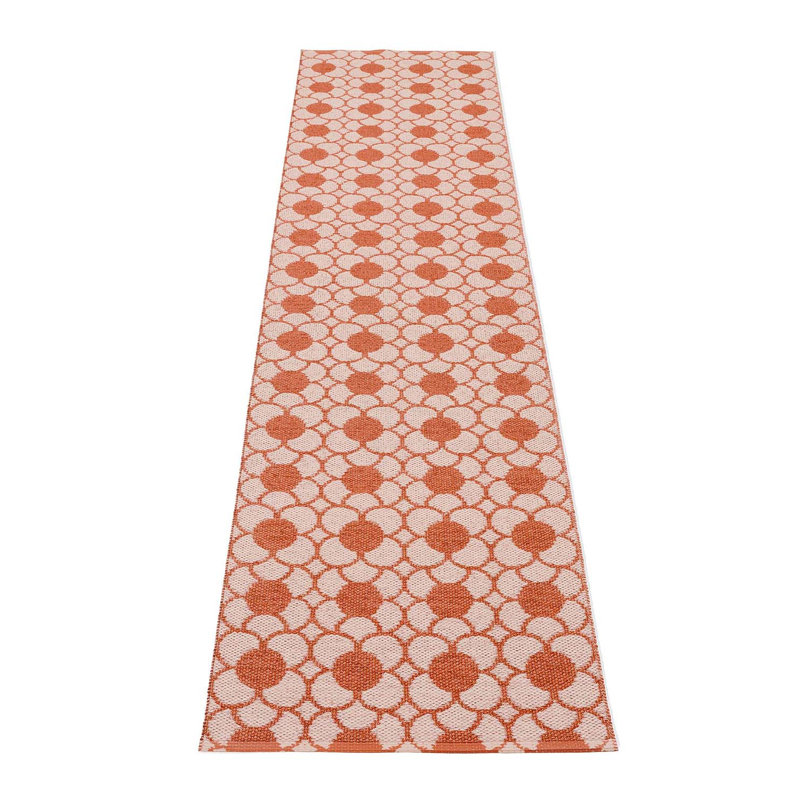 Rug ANYA Oregano 2.25 X 6.5 Ft, Brick, Runner 2'3" x 9'10"