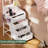 Tall Nightstand with Charging Station & LED Light, 4-Drawer Dresser Bedside End Table for Bedroom