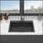 Gunmetal Black Drop In Topmount 18 Gauge Stainless Steel Kitchen Sink
