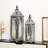 27" High Hexagonal Tower Style Outdoor Lanterns