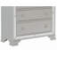 Commode texturée en relief de style commode moderne 1 pièce pour chambre à coucher