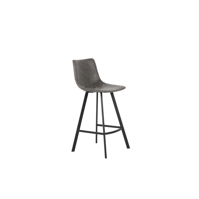 Ozan Stool, Grey, 68cm H x 45cm W x 35cm D