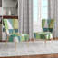 Chaise d'appoint rembourrée Mid-Century