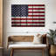Drapeau américain Borges sur bois-107880353