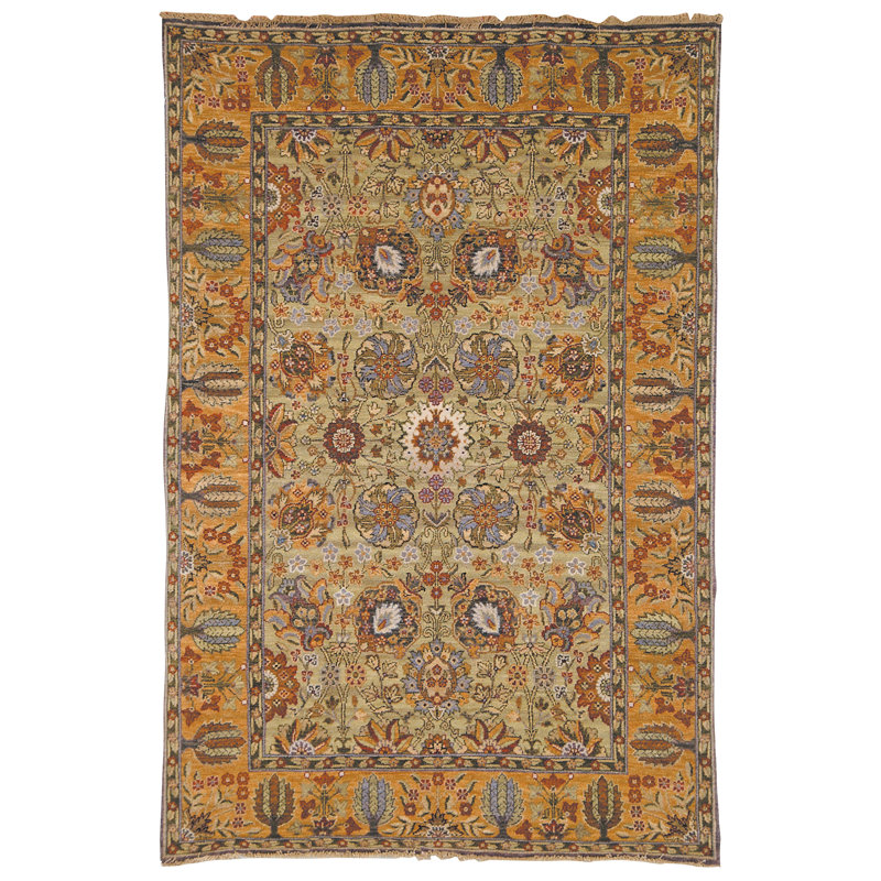 Old World 100% Wool Pile Rug, Runner 2'6" x 12'