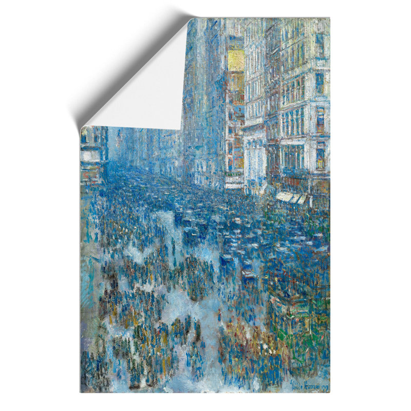 Fifth Avenue by Childe Hassam - Frameless Print, 59cm H x 42cm W x 0.1cm D