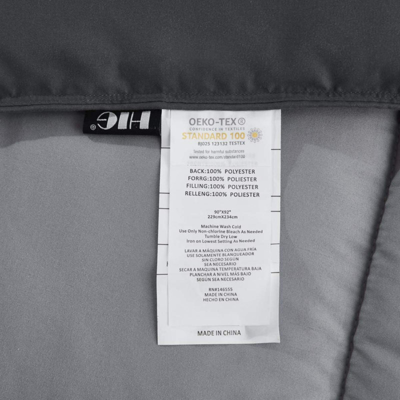 Ensemble d'édredon en duvet synthétique 3 pièces - édredon toutes saisons réversible avec deux taies décoratives - housse de couette matelassée avec languettes de coin - surpiqué - ultra doux et moelleux