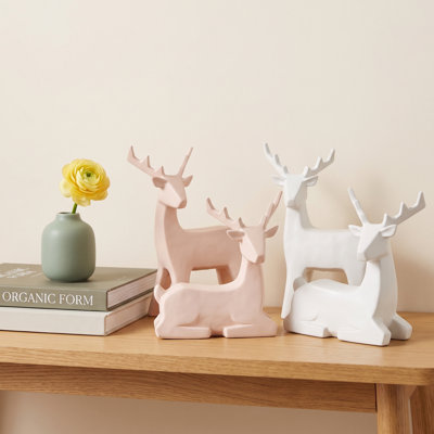 Orrie Minimal Deer Figurine 7"x 2.75"x 7.25"