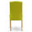 5 Piece Dinette Set Includes a Round Dining Table with Pedestal and 4 Autumn Green Faux Leather Upholstered Parson Chairs, Oak-1112235913-1112235910-1196936575