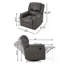 Fauteuil inclinable coulissant avec pivot