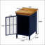 Table de chevet avec armoire de rangement et plateau de table en bois massif, table de chevet, table basse d'appoint-911408047-911408046