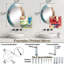 Caddingdon - Miroir mural moderne ovale-34904532