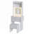 Vanity Table Set with 3 Adjustable Lighted Mirror and Storage Chair