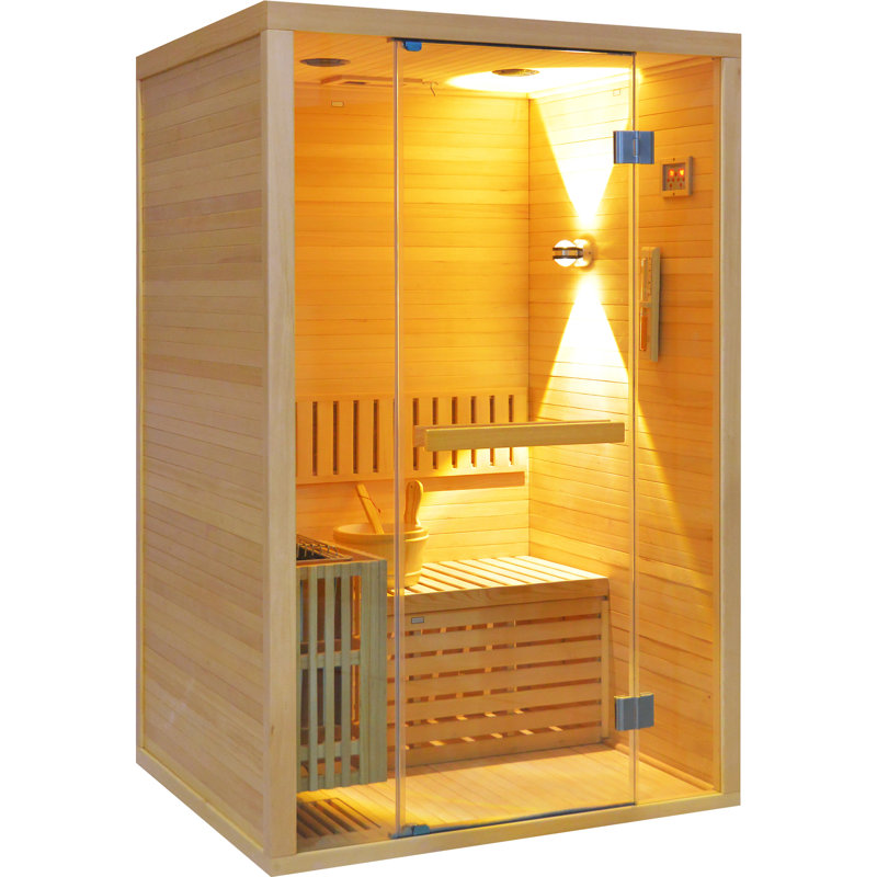 Oxford Infrared Sauna Room with Hemlock Wood