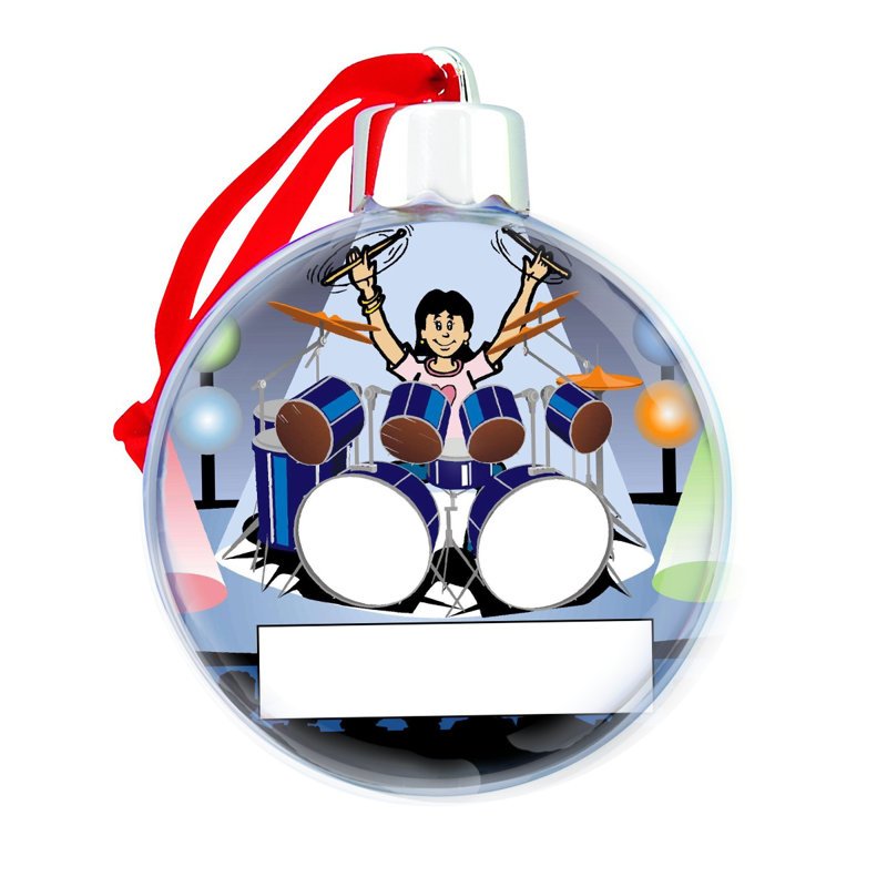 Ornement d'ampoule de Noël personnalisé, Oui