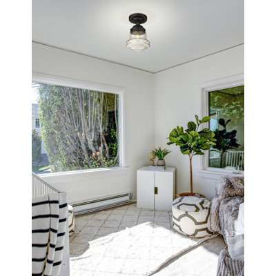 Aelynn Glass Semi Flush Mount