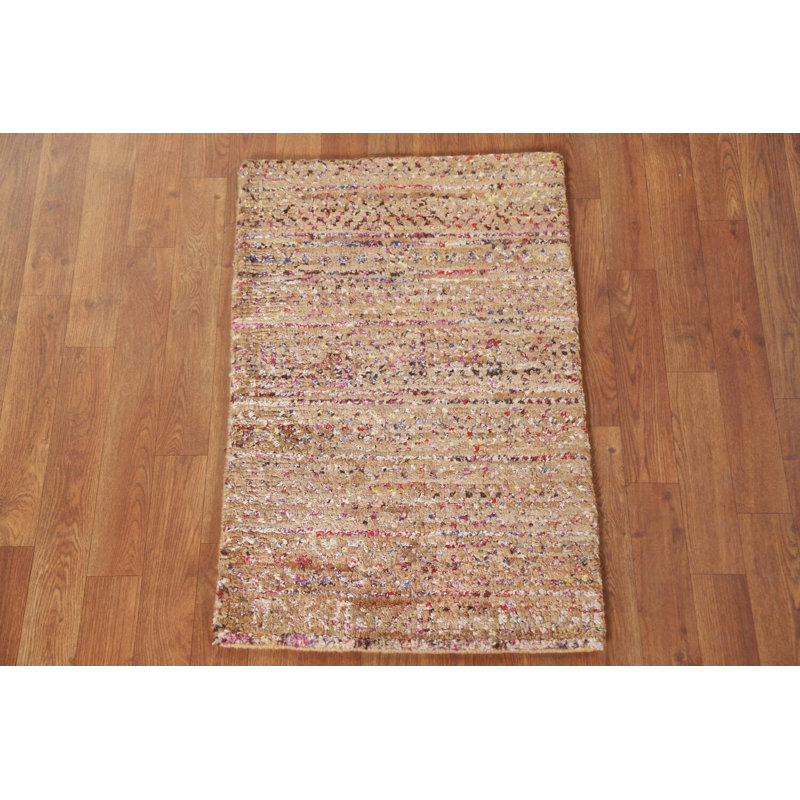 Tapis marocain abstrait pour vestibule 2x3