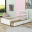 Base de lit plateforme simple à 2 tiroirs avec tête de lit-1933320123