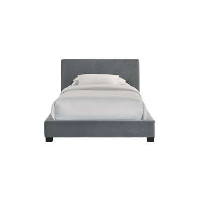 Lit Natalie UPH en velours gris