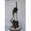 Copper and Metal Great Heron Perched Fountain