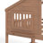 Solid Wood House Bunk Bed with Bookshelves and Safety Fencing-2024504631-2024504630