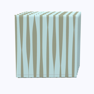 Napkin Set Of 4, 100% Cotton, 20X20", Ripply Stripes