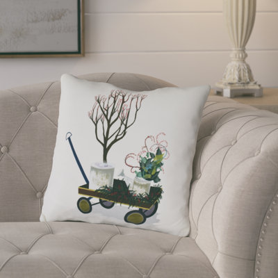 Holiday Essence Outdoor Square Pillow Cover & Insert