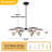 6 - Light Unique Chandelier