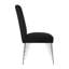 Chaise de salle à manger en bois Voigt (ensemble de 2), noir