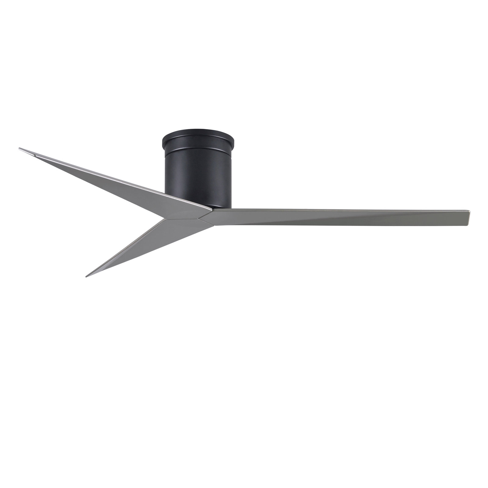 56'' 3 Blade Ceiling Fan, Matte Black, Matte Black