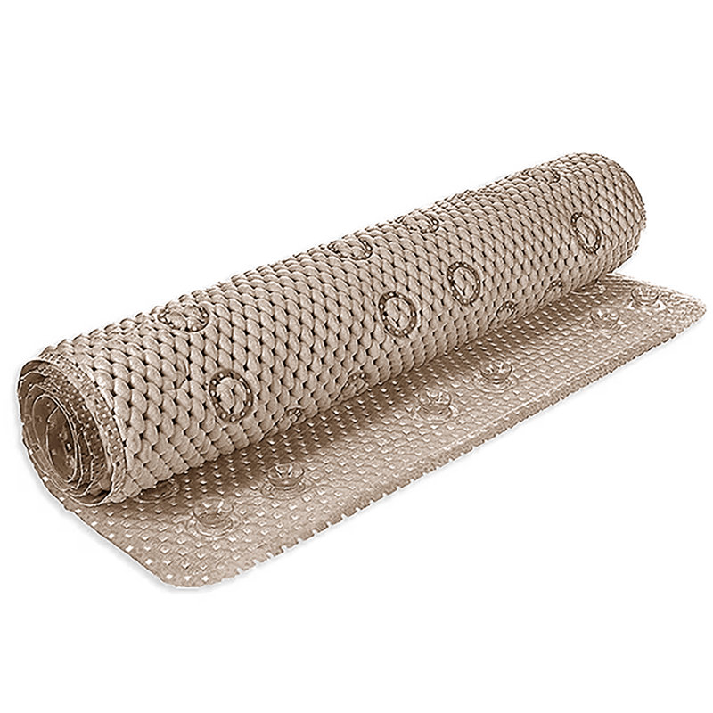 Aalasia Foam Non-Slip Shower Mat, Beige