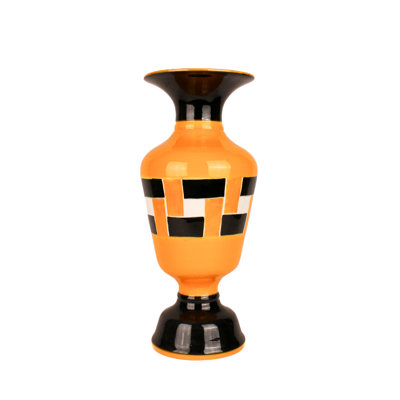 African Handmade Ceramic Table Vase