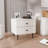 18" Modern 2 Drawer Nightstand, Bedside Table