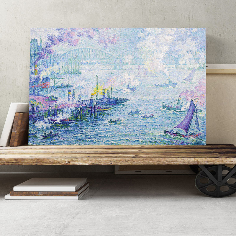 Paul Signac - Wrapped Canvas Painting, 70cm H x 100cm W