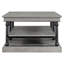 Table basse spacieuse en bois de 55,1 pouces avec 2 tablettes ouvertes, mobilier de salon moderne et durable