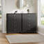 Commode pour chambre à coucher avec 5 tiroirs, commode moderne de 32 po de largeur avec poignée en métal-876485823