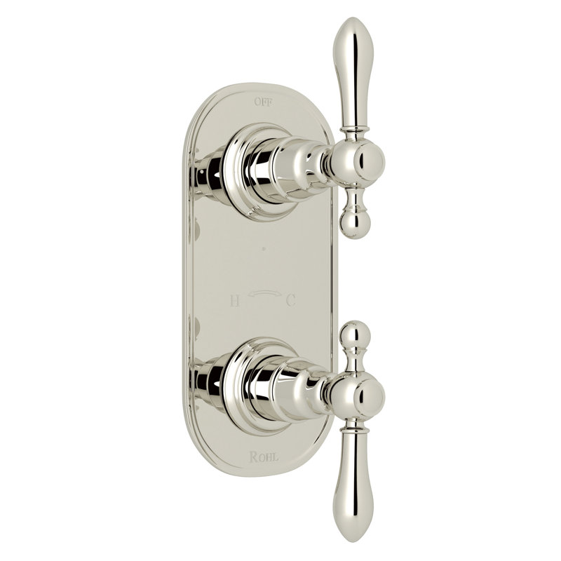 Arcana™ 1/2" Thermostatic Trim with Diverter, Polished Nickel