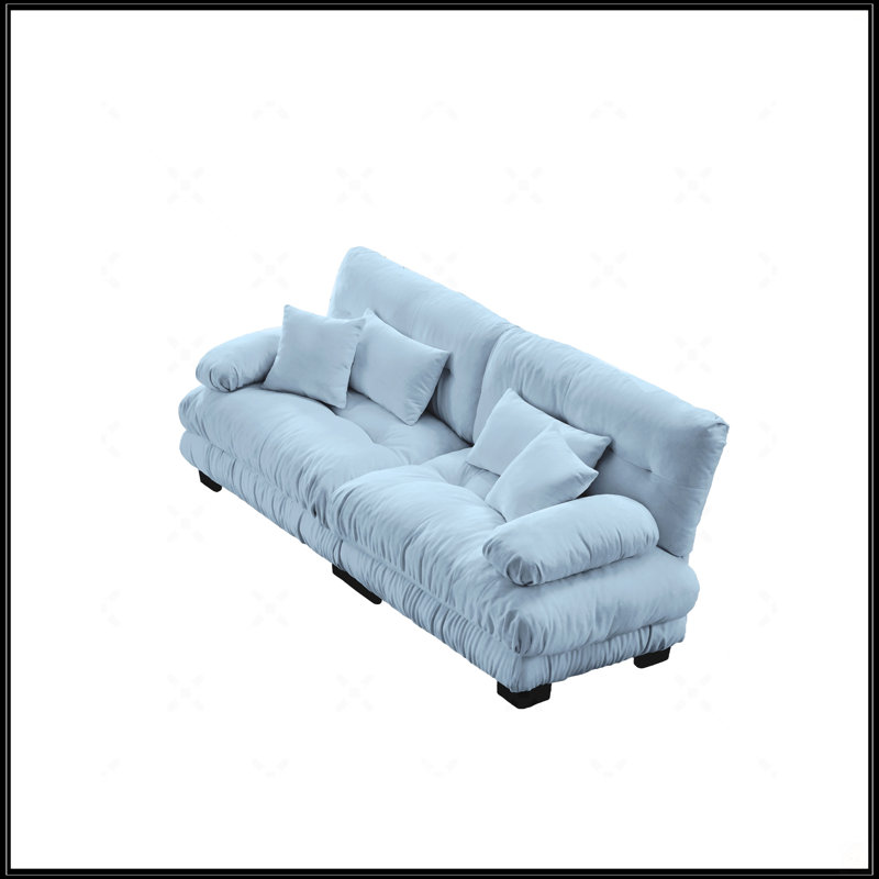 Cloud Couch 2 Seater Sofa, Blue